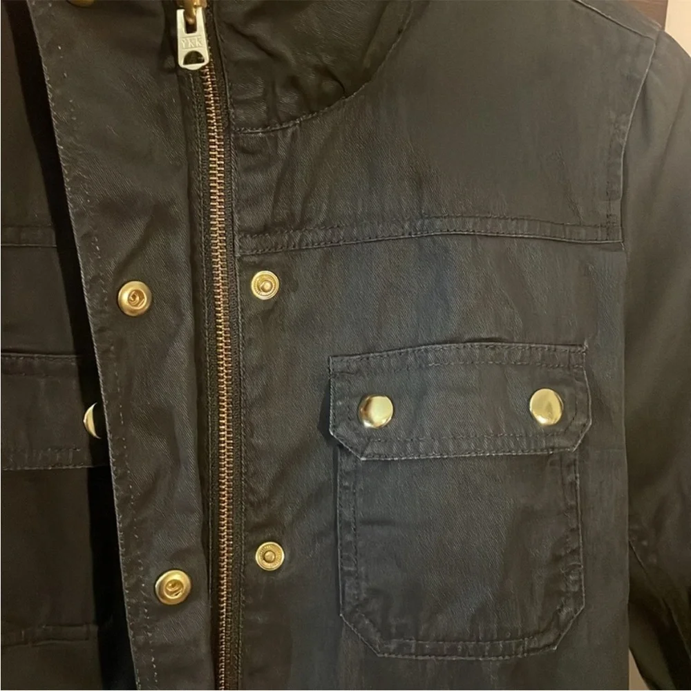 J. Crew Olive Green Boyfriend Relaxed Fit Field Jacket Size XS - Picture 3 of 16